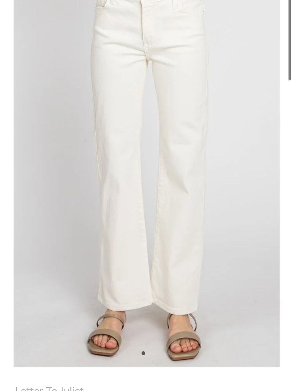Letters to Juliet (LTG) Venice Jean in Creamy White